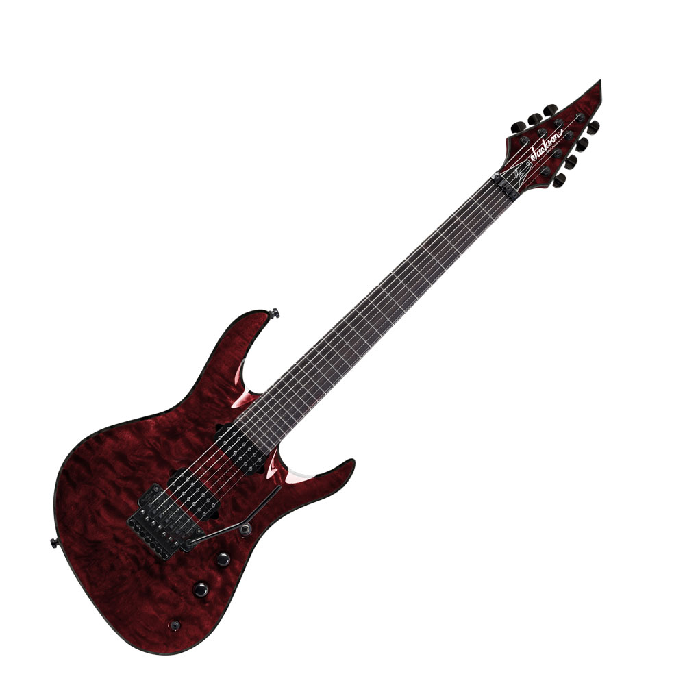 Jackson USA Signature Chris Broderick Soloist 7 Transparent Red 7弦エレキギター