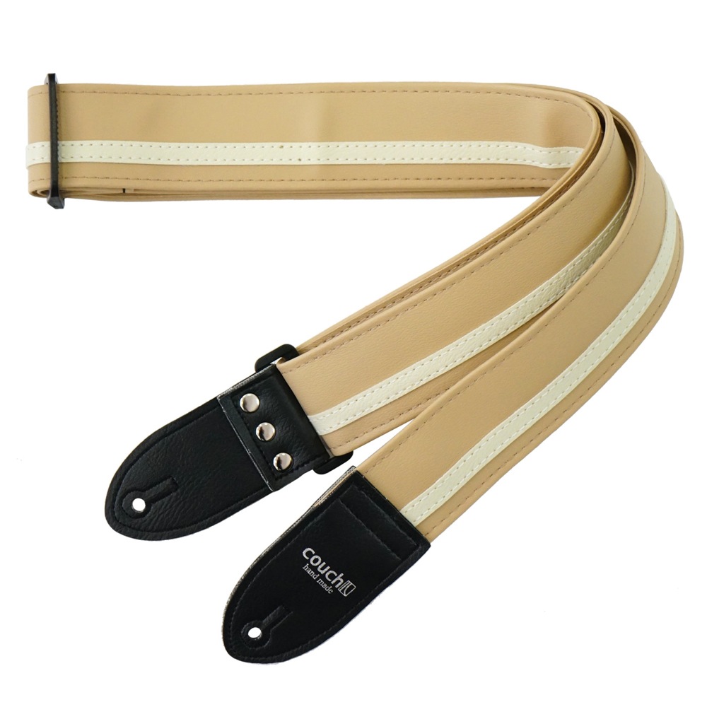 Couch Racer X Linen / White ギターストラップ