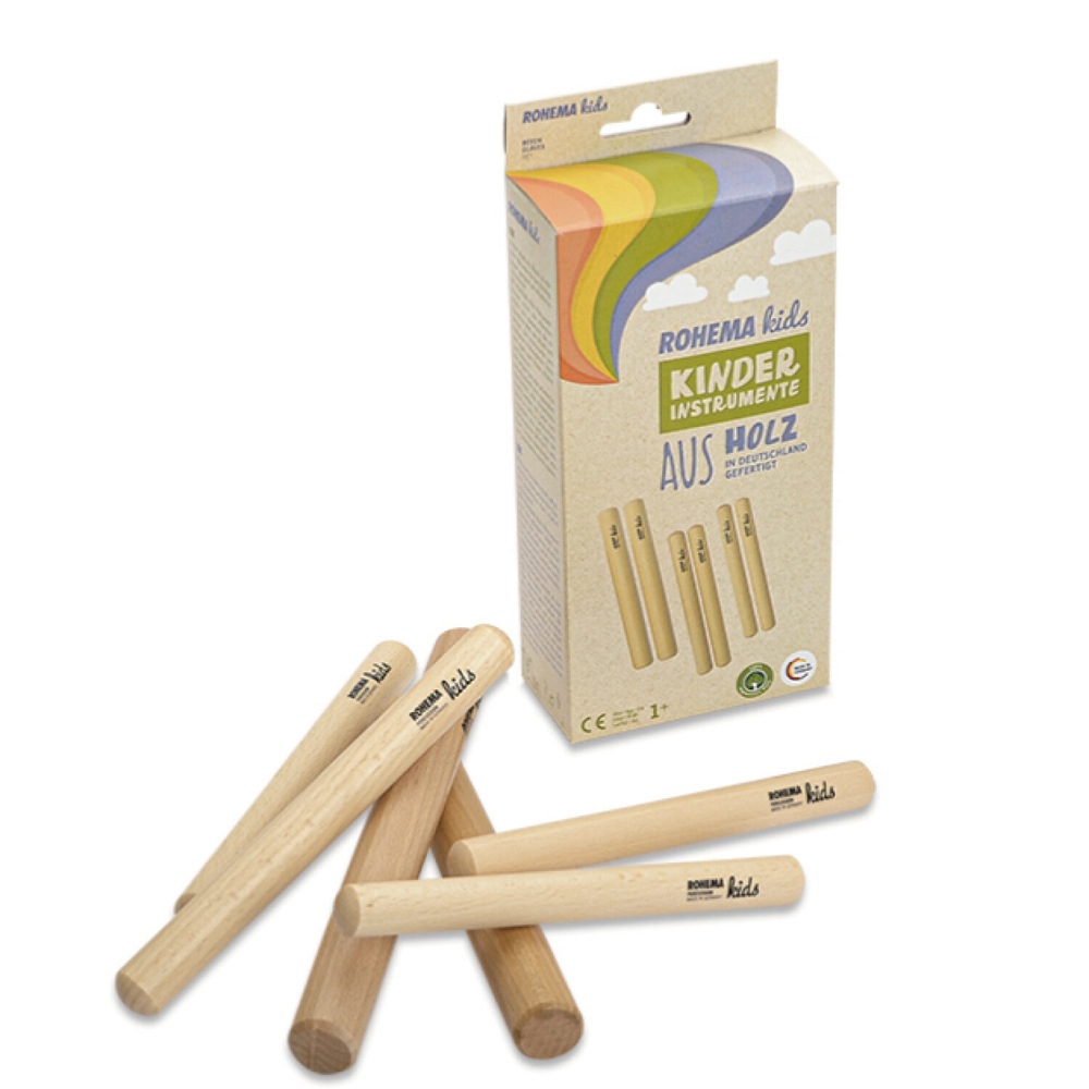 ROHEMA 618076 Beech Claves Set クラベス 3セット
