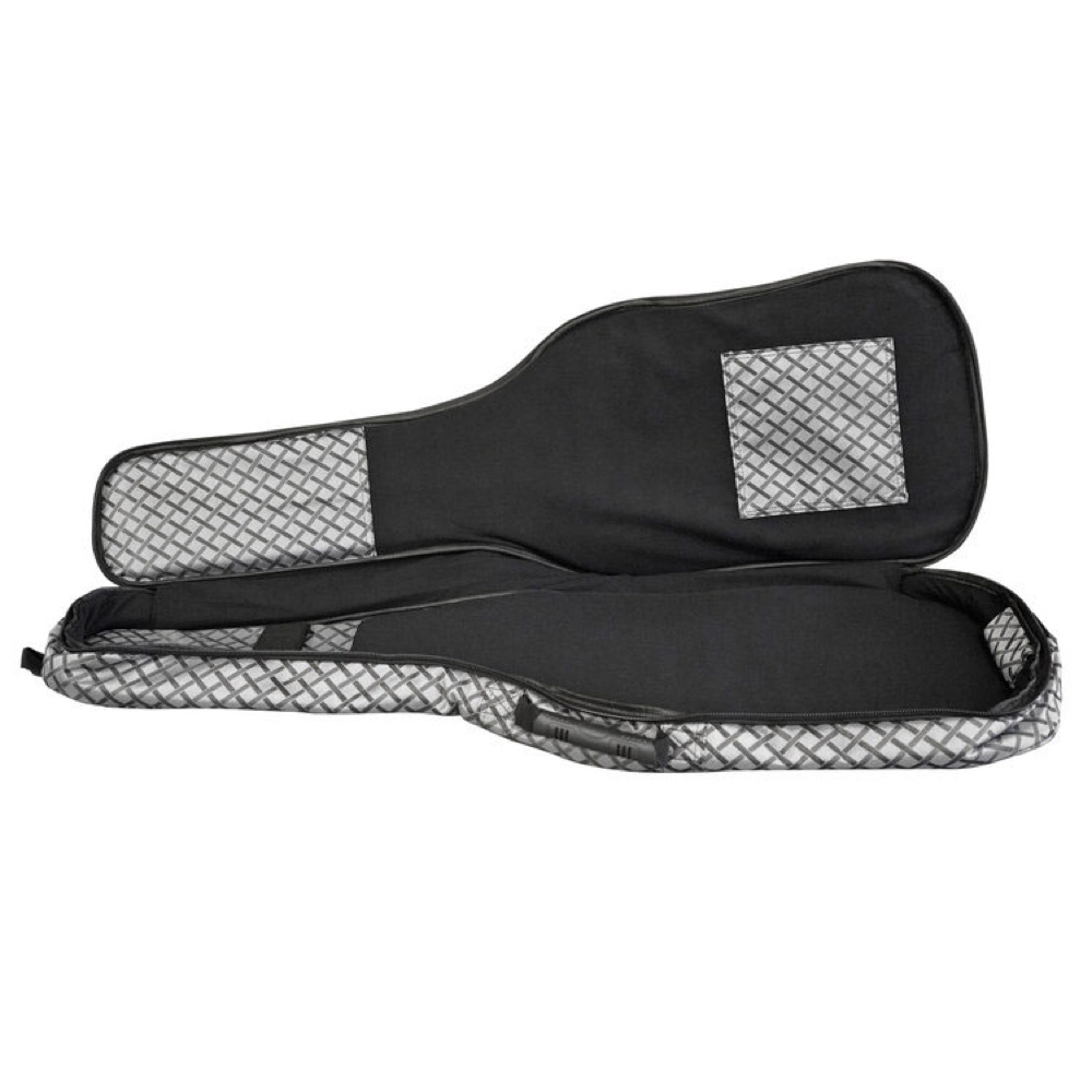 Kavaborg MGB-300E Electric Silver エレキギター用ギグバッグ 内装画像 やわらかなクッションを用いたケース