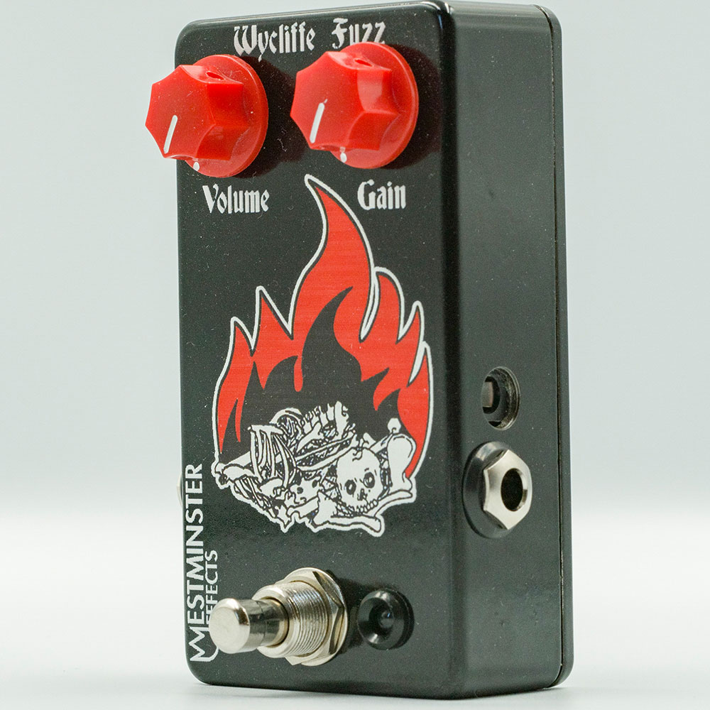 Westminster Effects WE-WF Wycliffe Fuzz ファズ ギターエフェクター ウエストミンスターエフェクツ 入出力端子部画像