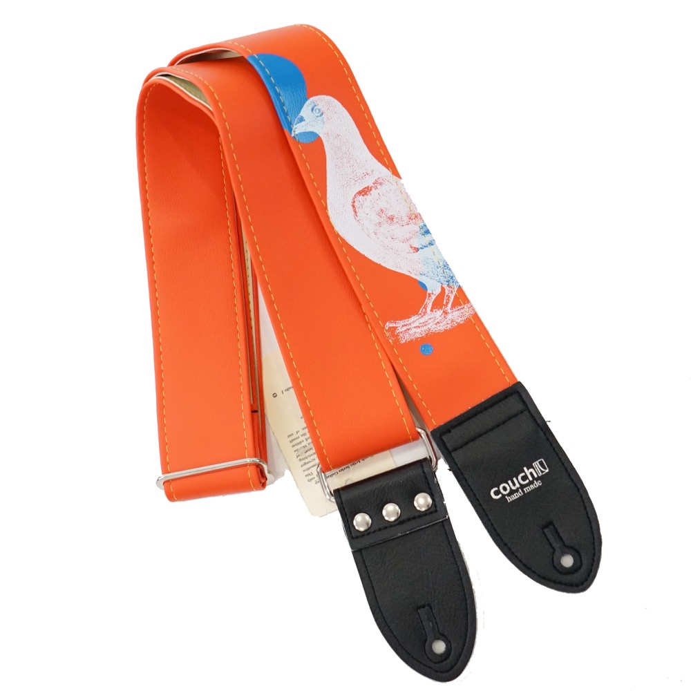 Couch Social Studies Orange Bird ギターストラップ