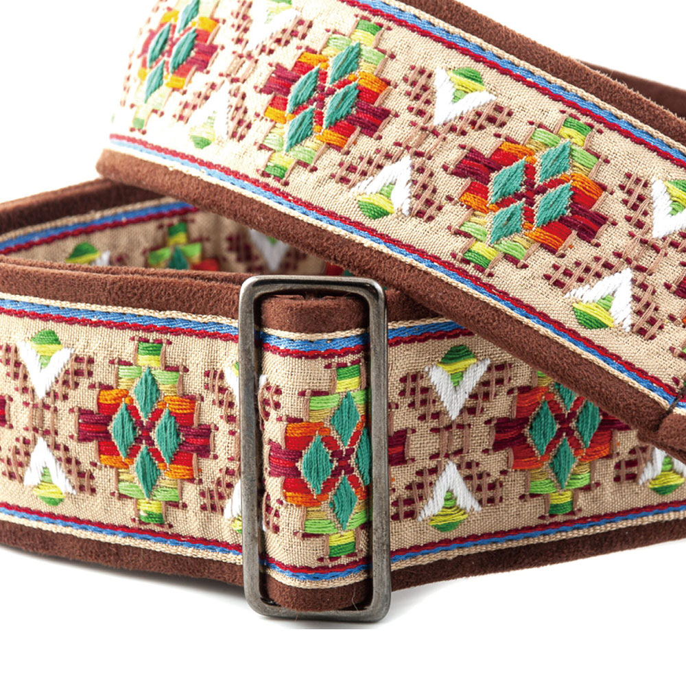 Righton! STRAPS LOLLAPALOOZA II Beige ギターストラップ ライトオン 長さ調整部画像