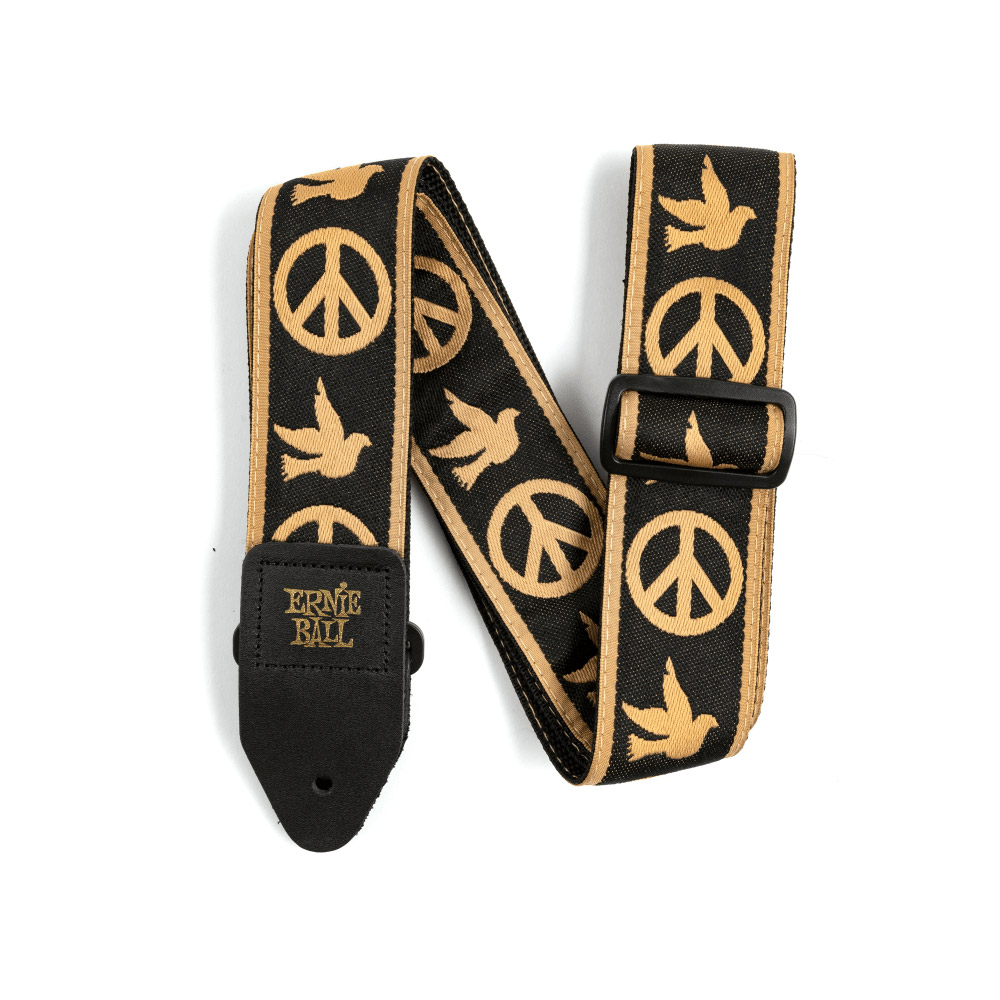 ERNIE BALL 4613 Peace Love Dove Jacquard Strap ギターストラップ