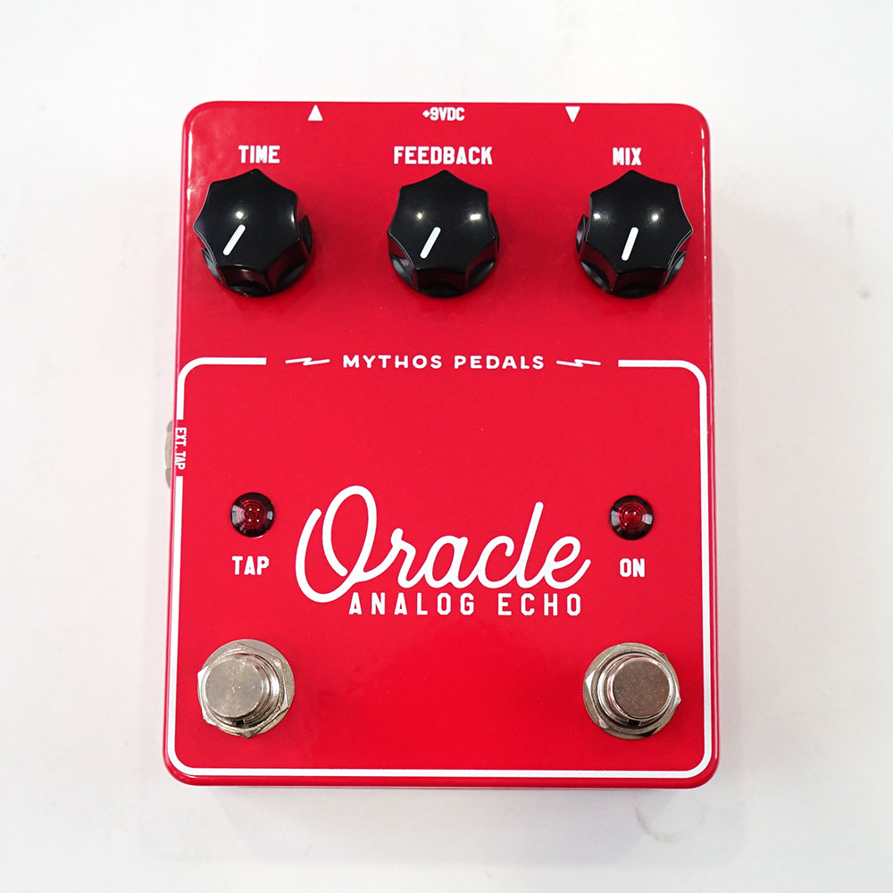 Mythos Pedals Oracle Analog Echo ディレイ ギターエフェクター 正面画像