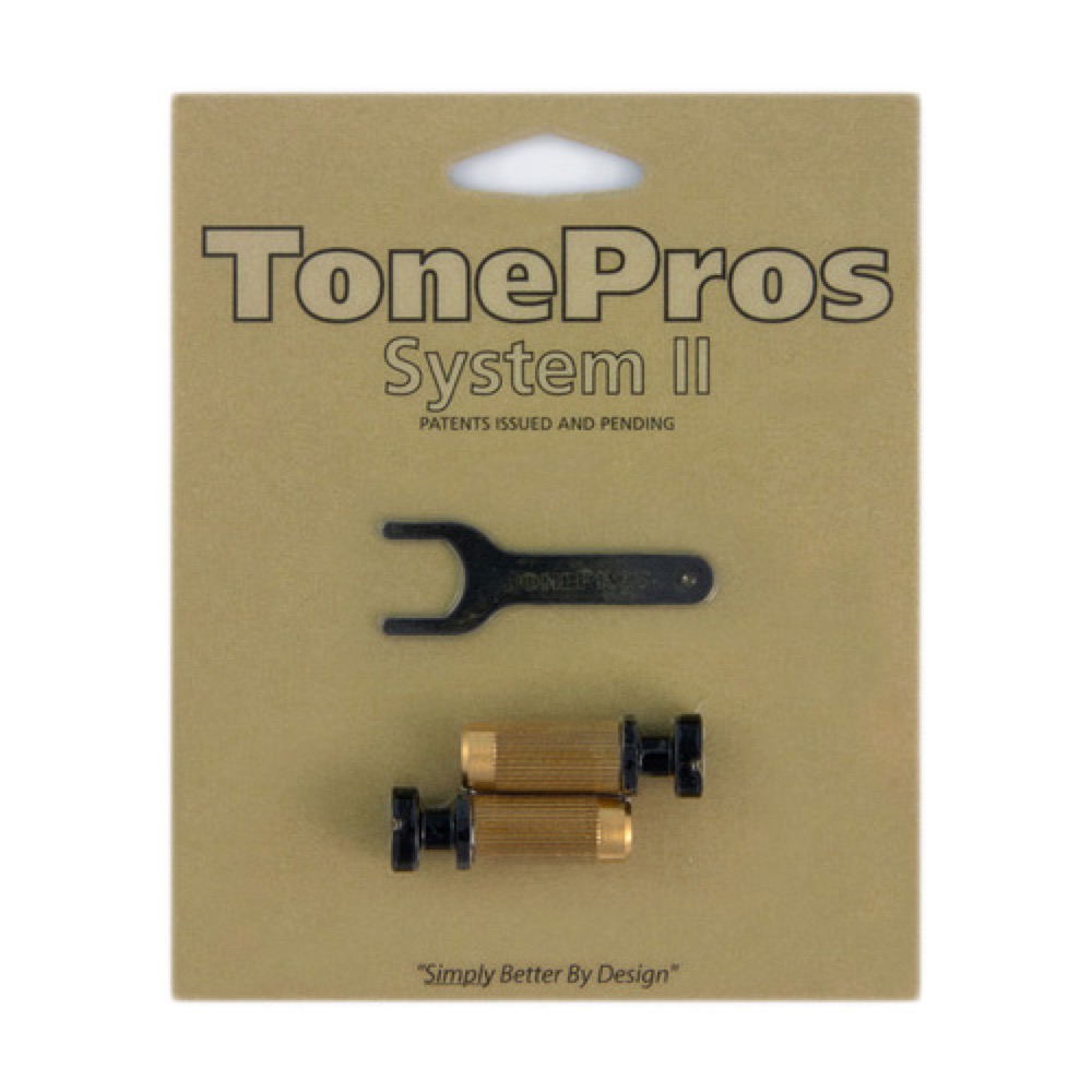 TonePros SM1-B Metric Locking Studs ブリッジスタッド アンカー ブラック