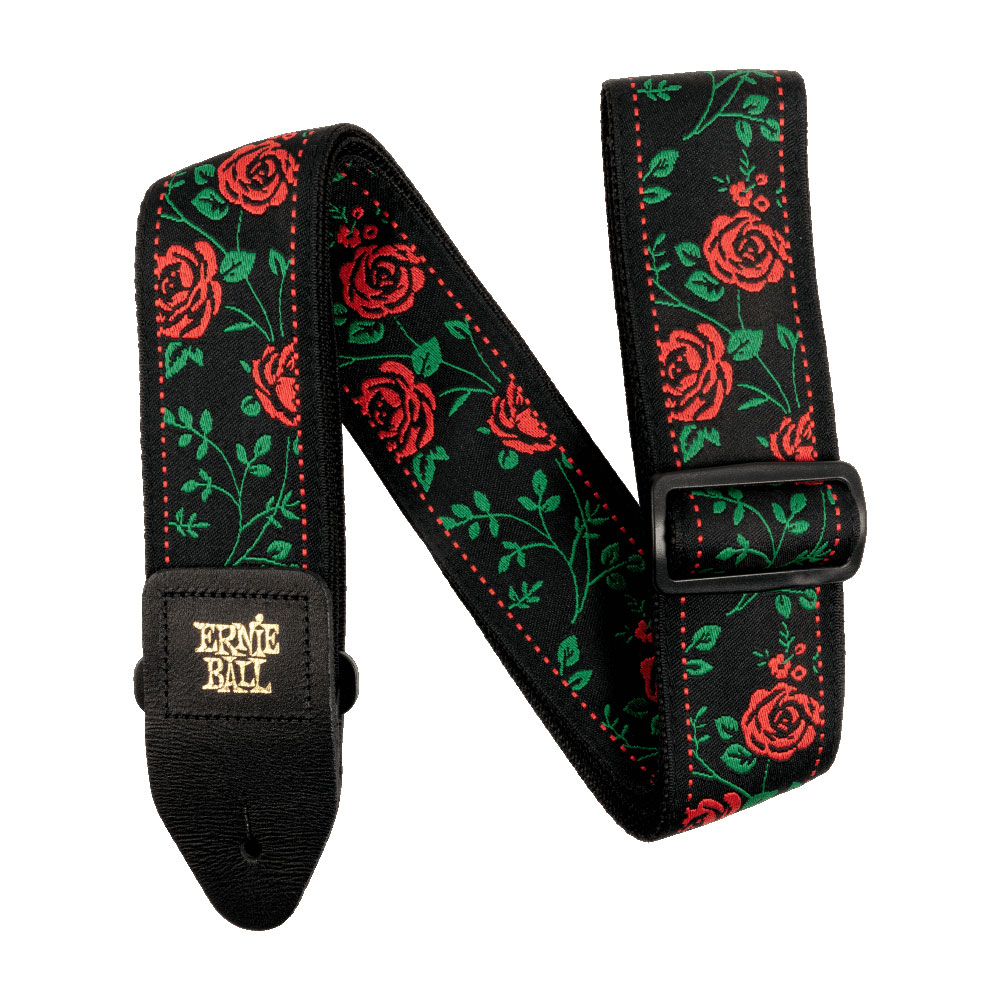 ERNIE BALL 5318 SPANISH ROSE JACQUARD STRAP ギターストラップ
