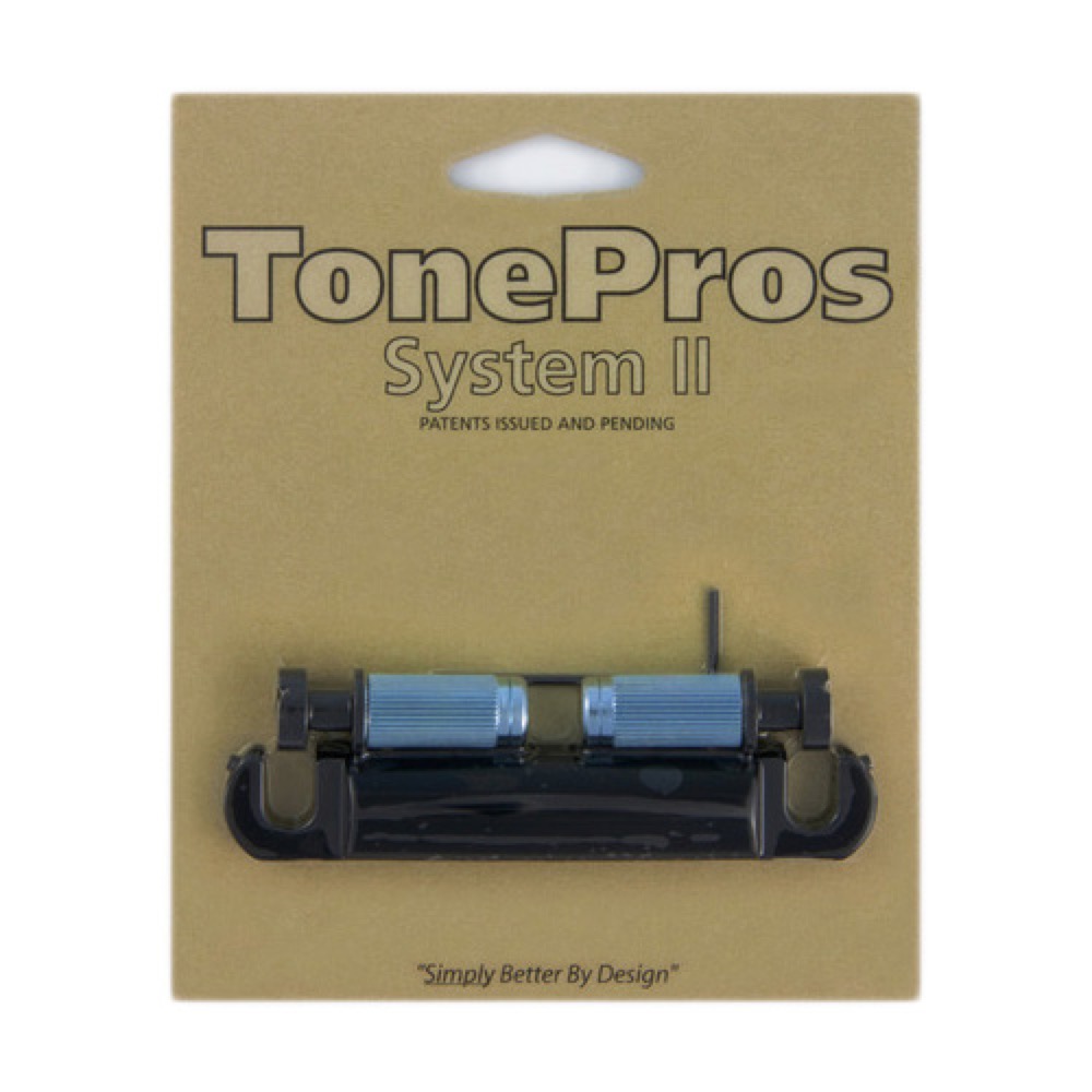TonePros T1ZS-B Standard Tailpiece ブラック ギター用テールピース