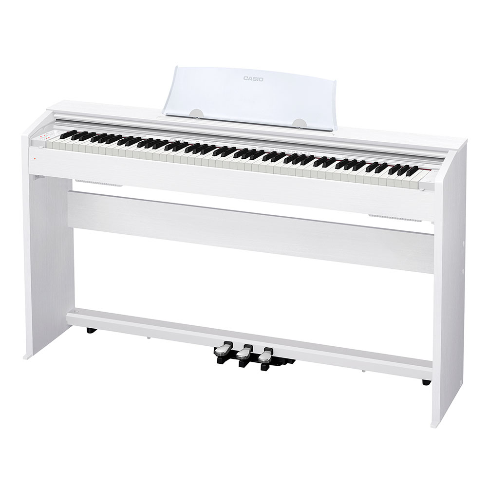 カシオ CASIO Privia PX-770 WE スタンド・ペダル一体型 電子ピアノ(カシオ プリヴィア スリムな電子ピアノ ホワイト 白)  全国どこでも送料無料の楽器店