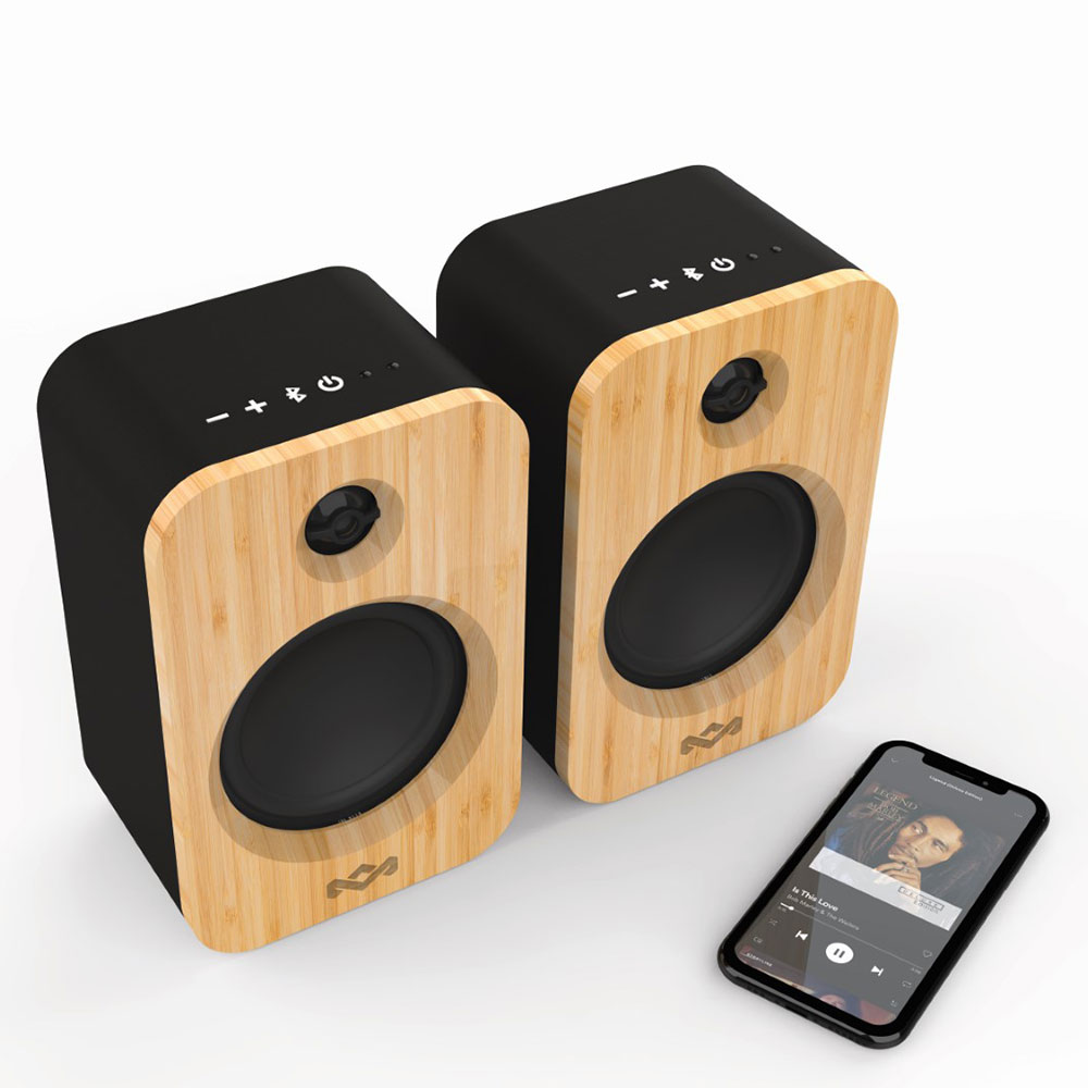House of Marley Get Together DUO ワイヤレススピーカー ハウスオブマーリー スマホで接続した画像