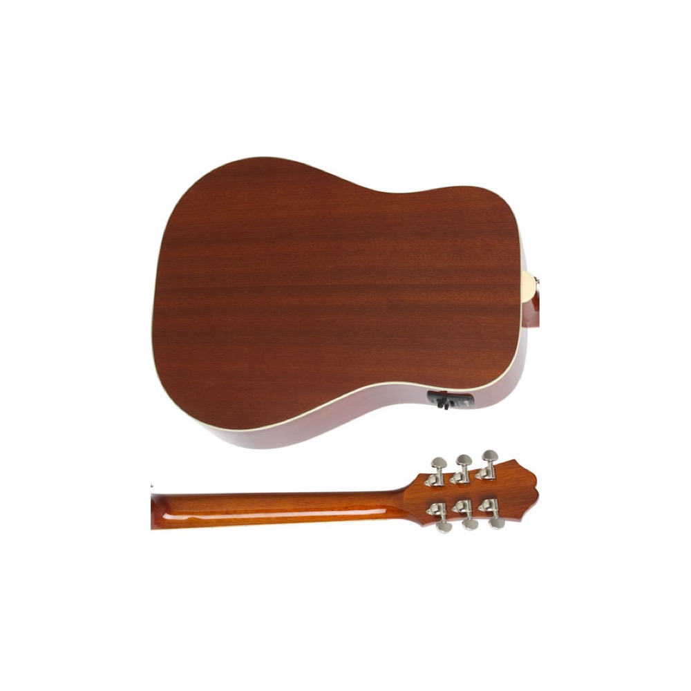 Epiphone Hummingbird Studio Faded Cherry エレクトリックアコースティックギター ボディバック画像
