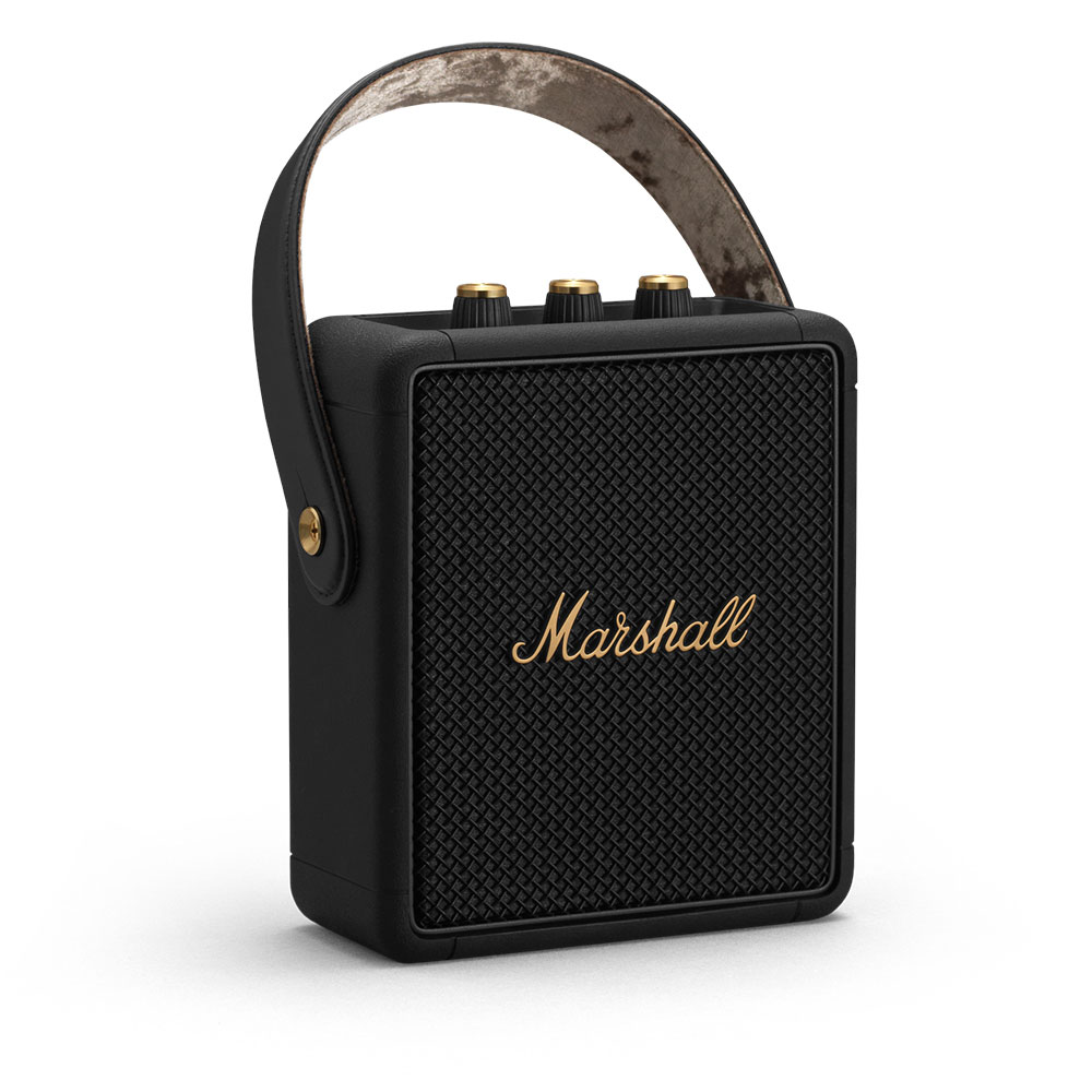 MARSHALL Stockwell II Black & Brass Bluetooth ワイヤレススピーカー 全体像