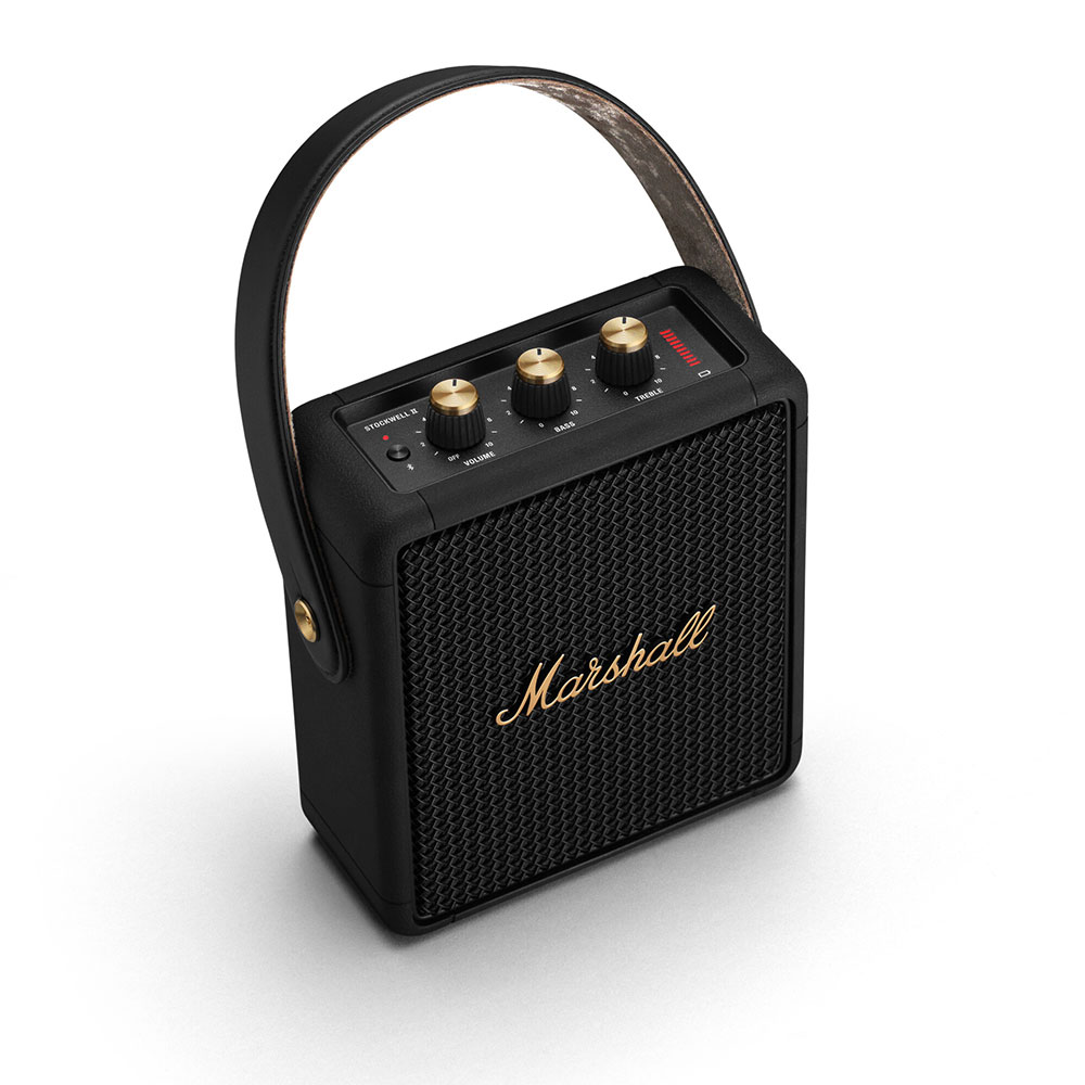 MARSHALL Stockwell II Black & Brass Bluetooth ワイヤレススピーカー 全体像