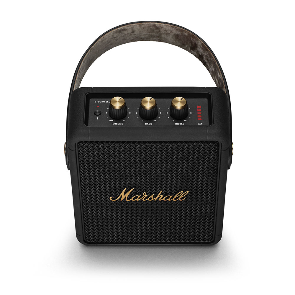 MARSHALL Stockwell II Black & Brass Bluetooth ワイヤレススピーカー 全体像