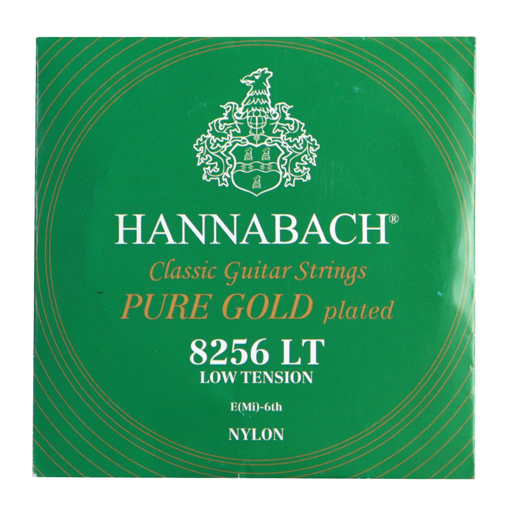 HANNABACH Pure Gold LT6 8256LT GREEN ローテンション バラ弦 クラシックギター弦