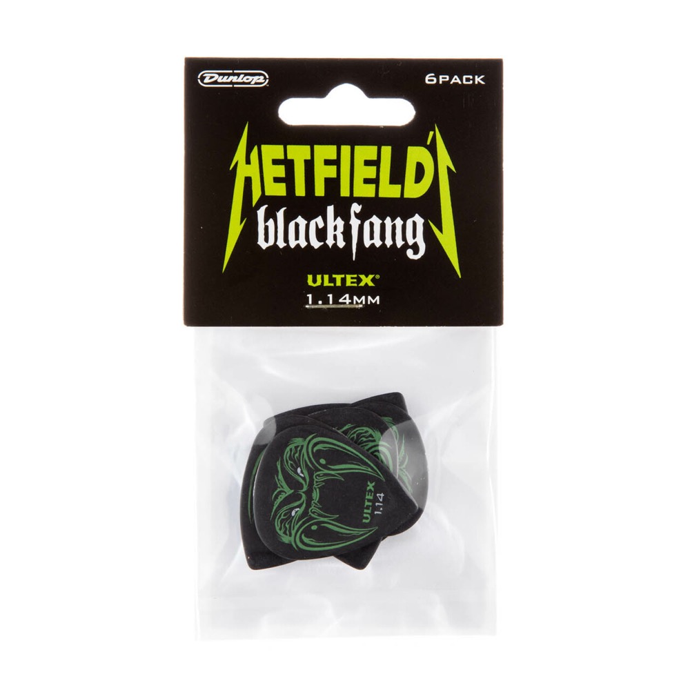 JIM DUNLOP Hetfield Black Fang 1.14mm ギターピック×6枚入り 6枚パック