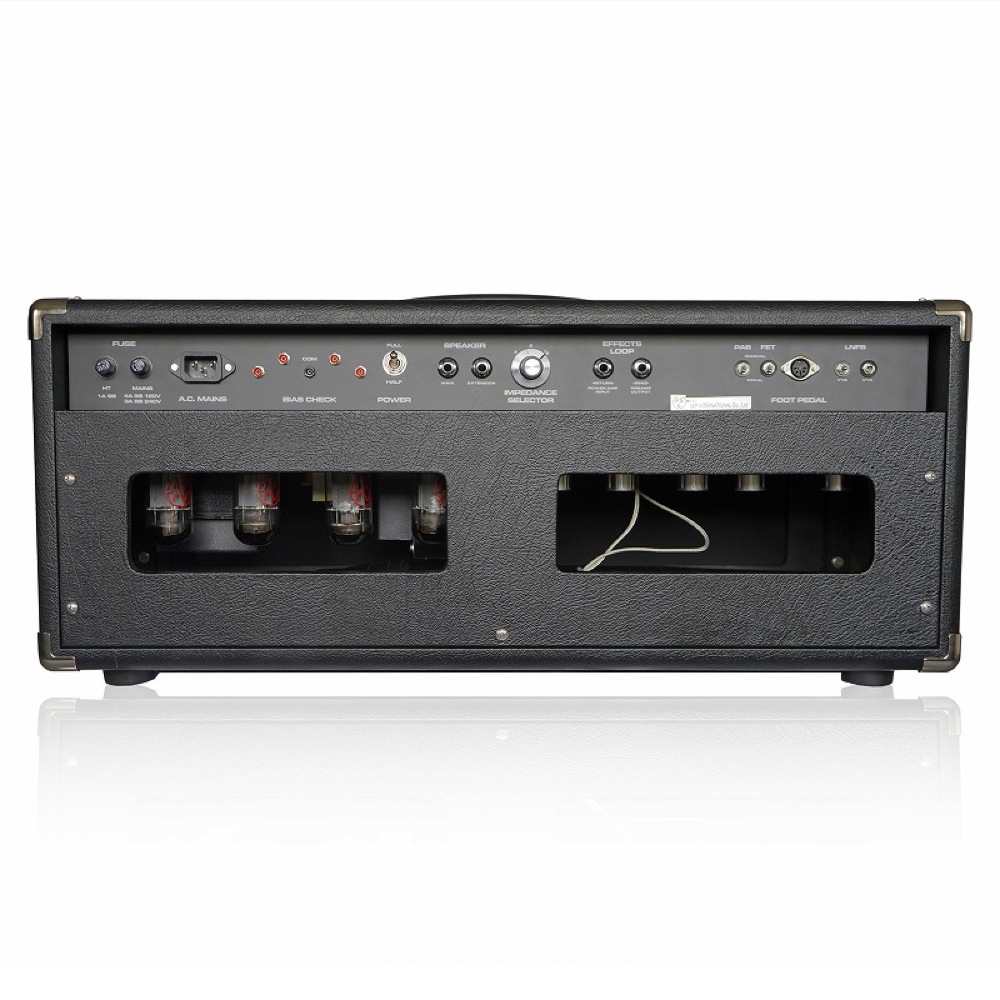 Ceriatone Overtone SSS 100 Head ギターアンプヘッド 背面の画像