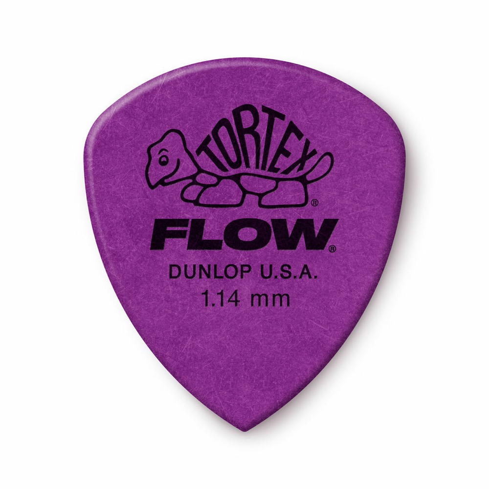 JIM DUNLOP Tortex FLOW Standard 1.14mm ギターピック×12枚入り(ジムダンロップ トーテックス フロウ  スタンダード) 全国どこでも送料無料の楽器店