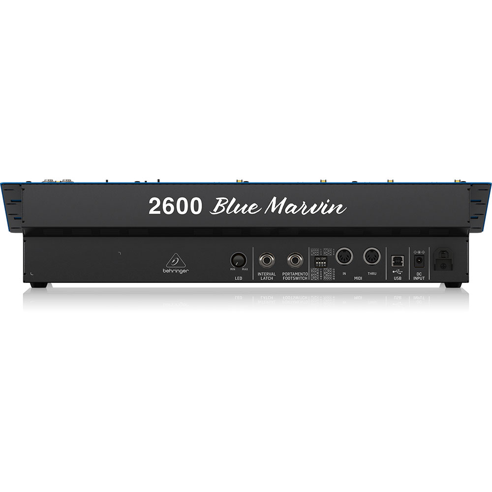 BEHRINGER 2600 BLUE MARVIN セミモジュラーシンセサイザー 背面画像