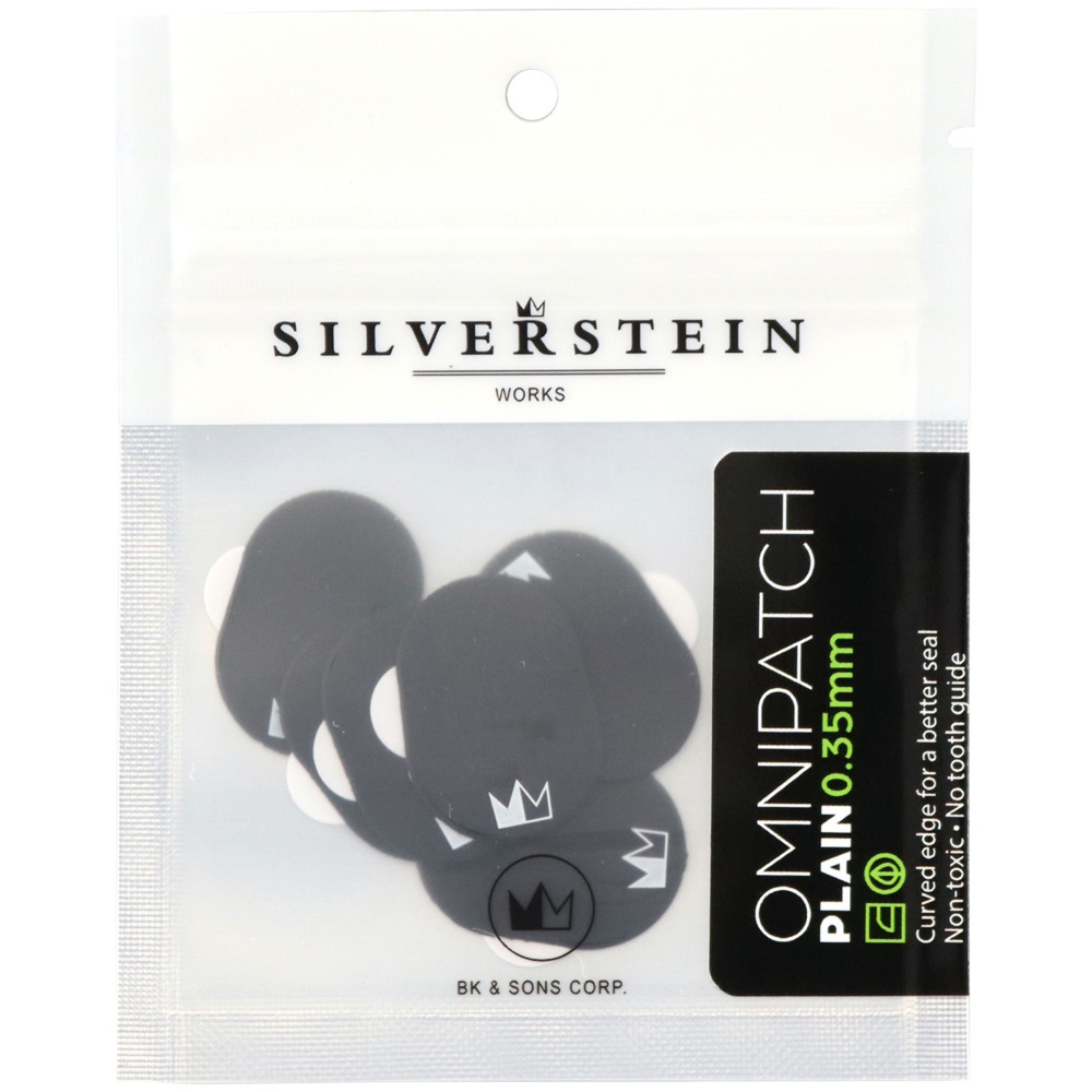 SILVERSTEIN OP02B OMNIPATCH マウスピースパッチ ブラック 6枚入り
