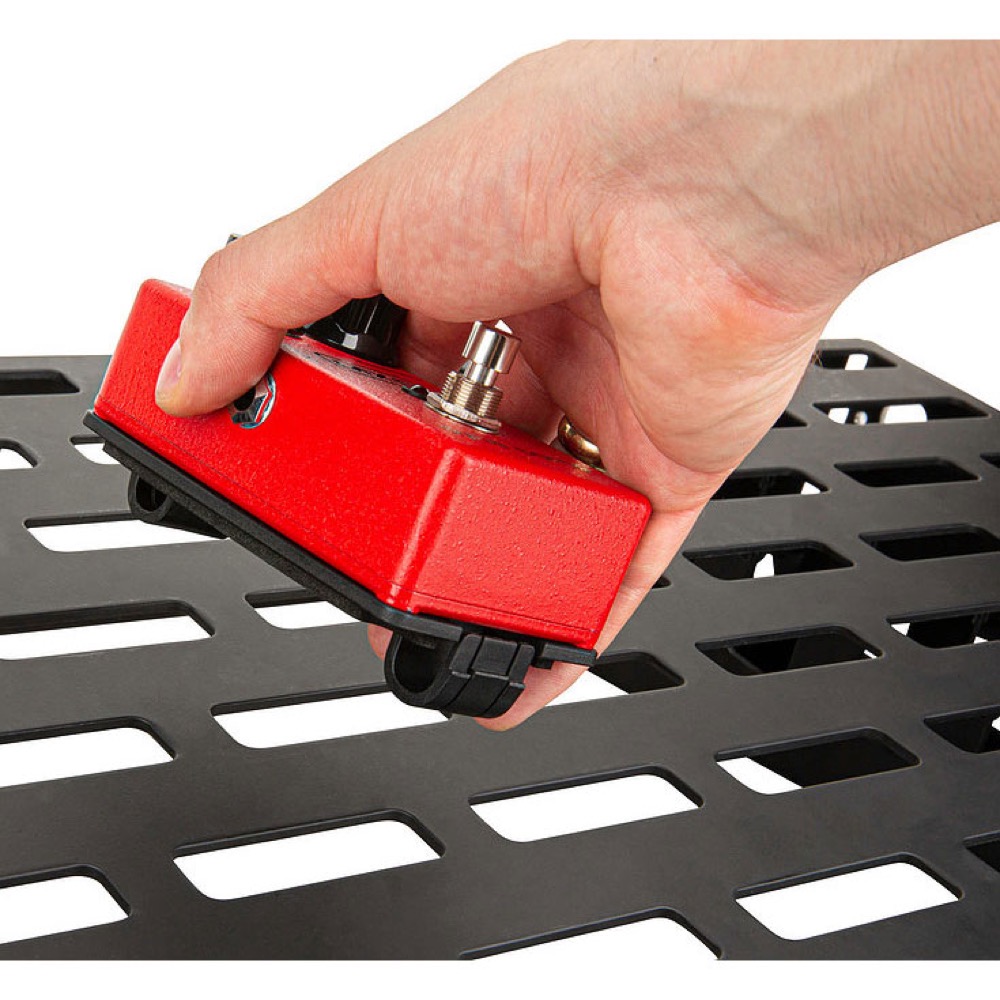 RockBoard RBO B QM T D QuickMount Type D Pedal Mounting Plate For Large Horizontal Pedals エフェクトペダル用ボード取り付けプレート ボード取り付けイメージ画像
