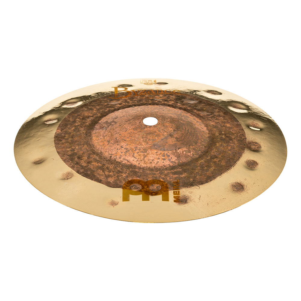 MEINL B10DUS Splash Byzance Dual Series 10" スプラッシュシンバル 斜めからのアングル画像