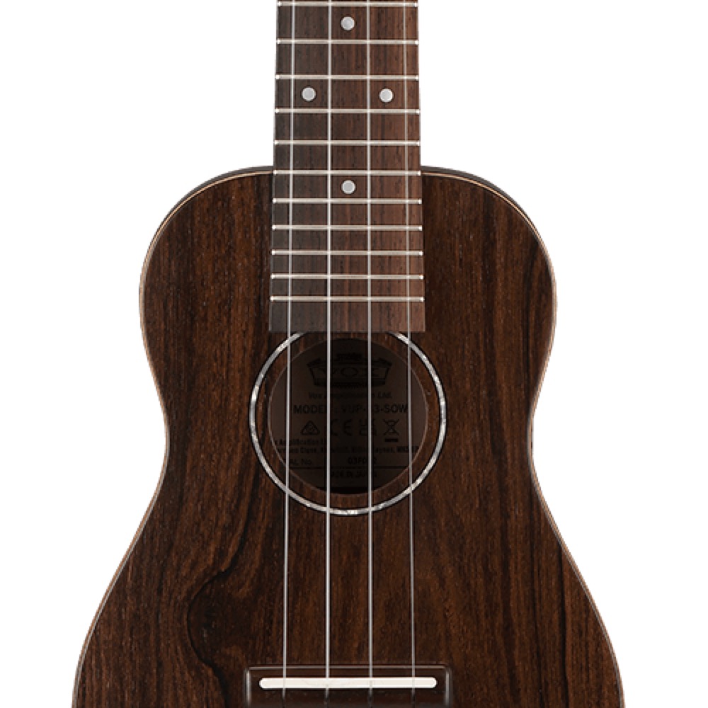 VOX VUP-33 SOW ソプラノウクレレ ピックアップ付き 日本製 サウンドホール画像