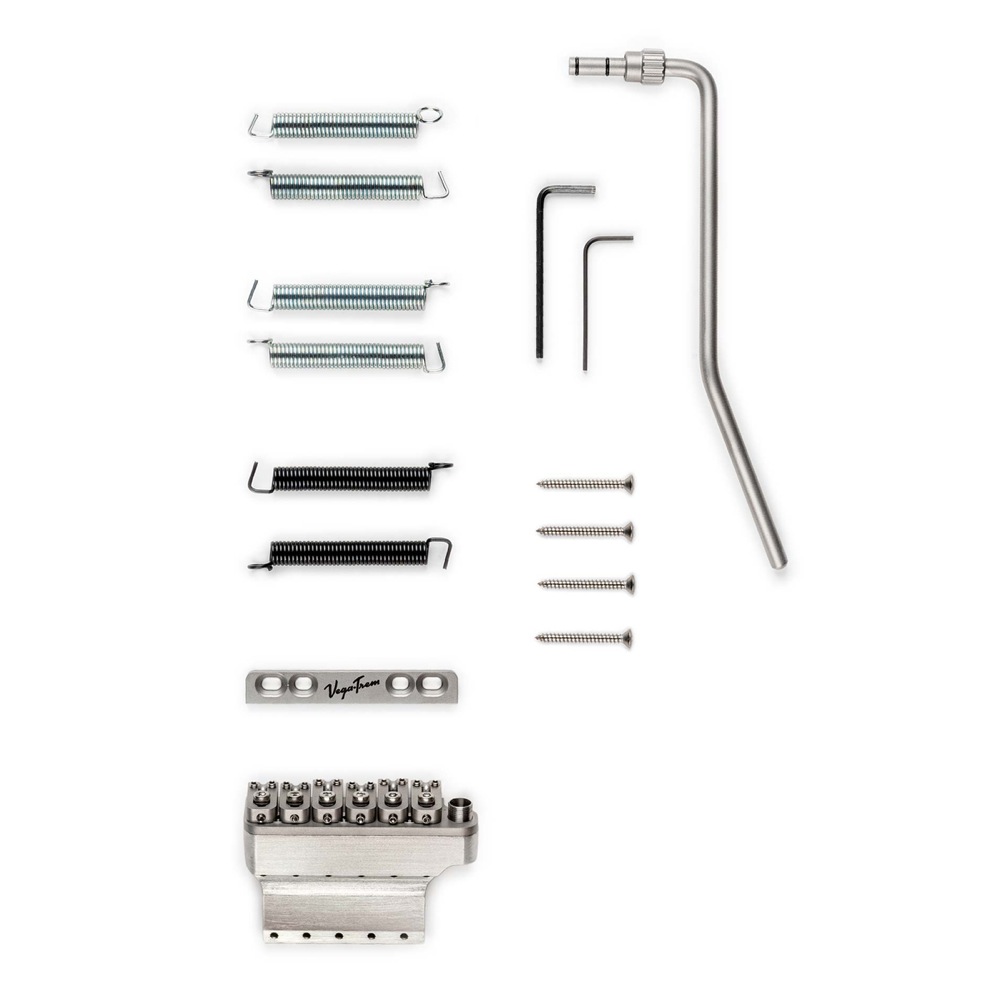 Vega-Trem VT1 Ultra Trem standard stain ストラトタイプ用 フロイドスタイルトレモロユニット パッケージ内容