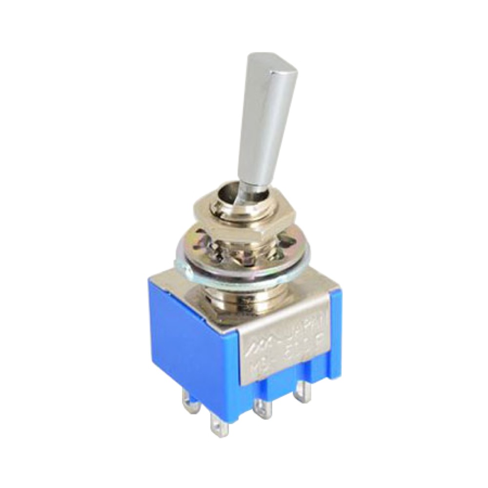 Montreux Mini Switch 6P ON-ON Chrome No.9552 ミニスイッチ