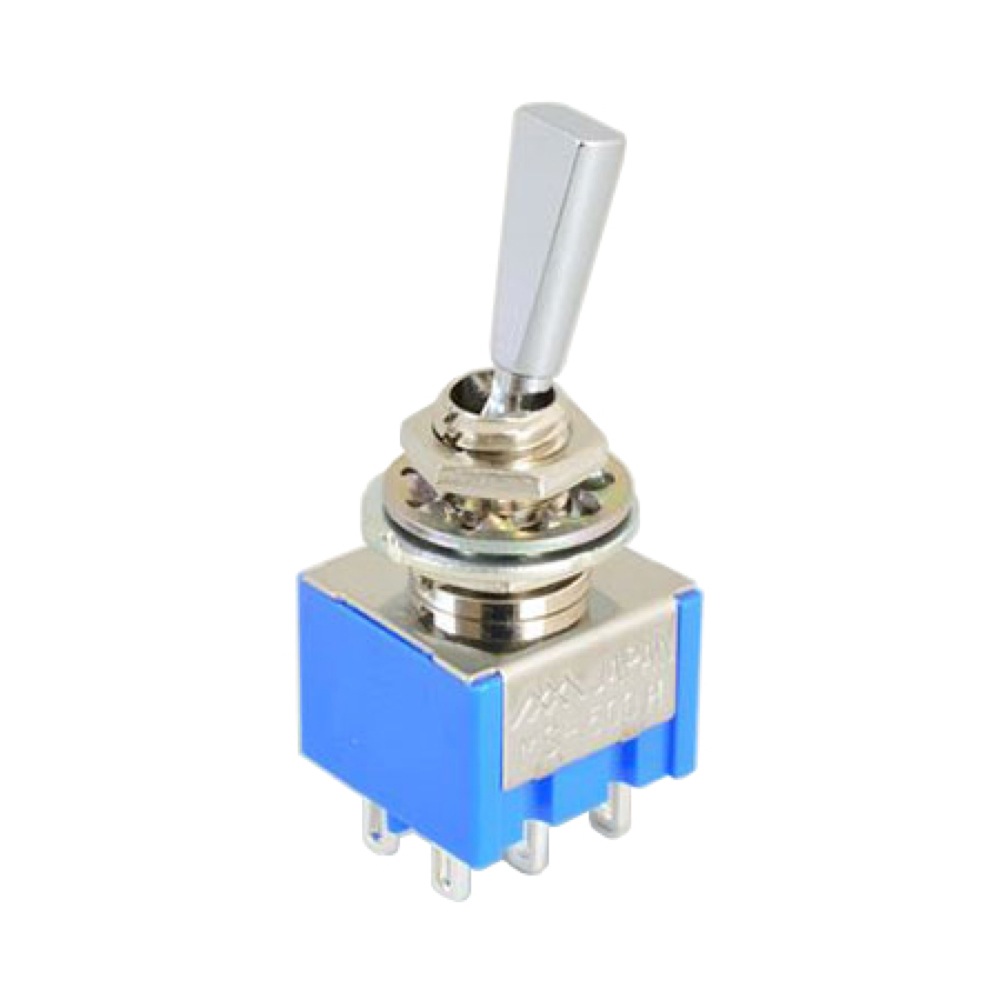 Montreux Mini Switch 6P ON-OFF-ON Chrome No.9554 ミニスイッチ