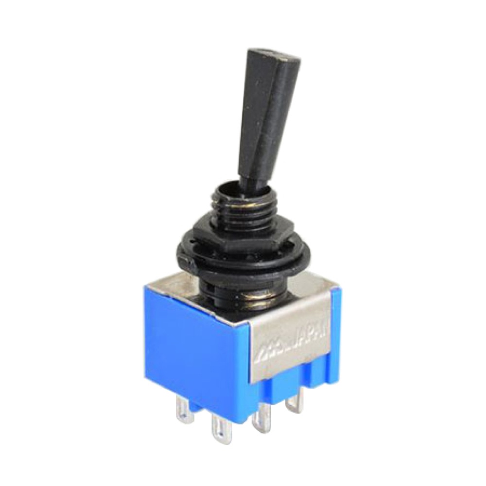 Montreux Mini Switch 6P ON-ON-ON Black No.9557 ミニスイッチ