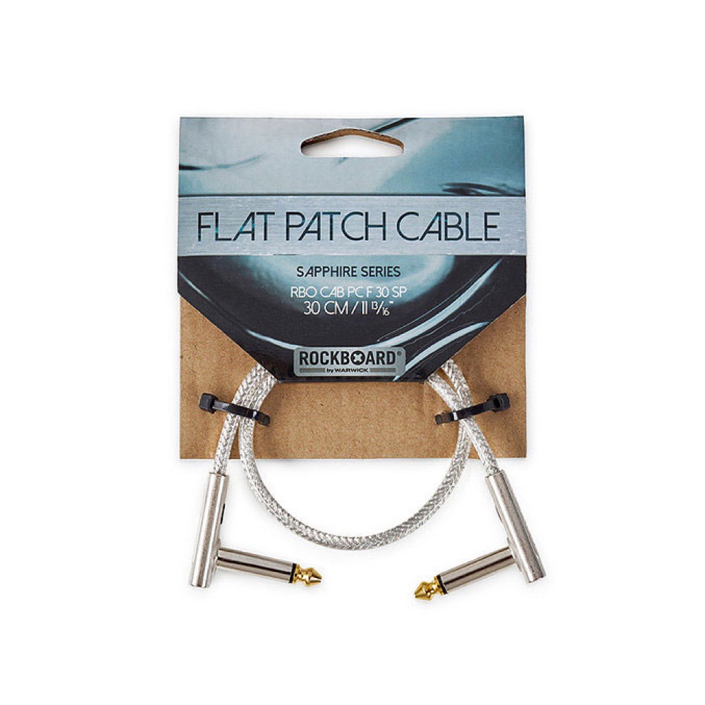 RockBoard RBO CAB PC F 30 SP SAPPHIRE Series Flat Patch Cable 30 cm フラットパッチケーブル パッケージ画像