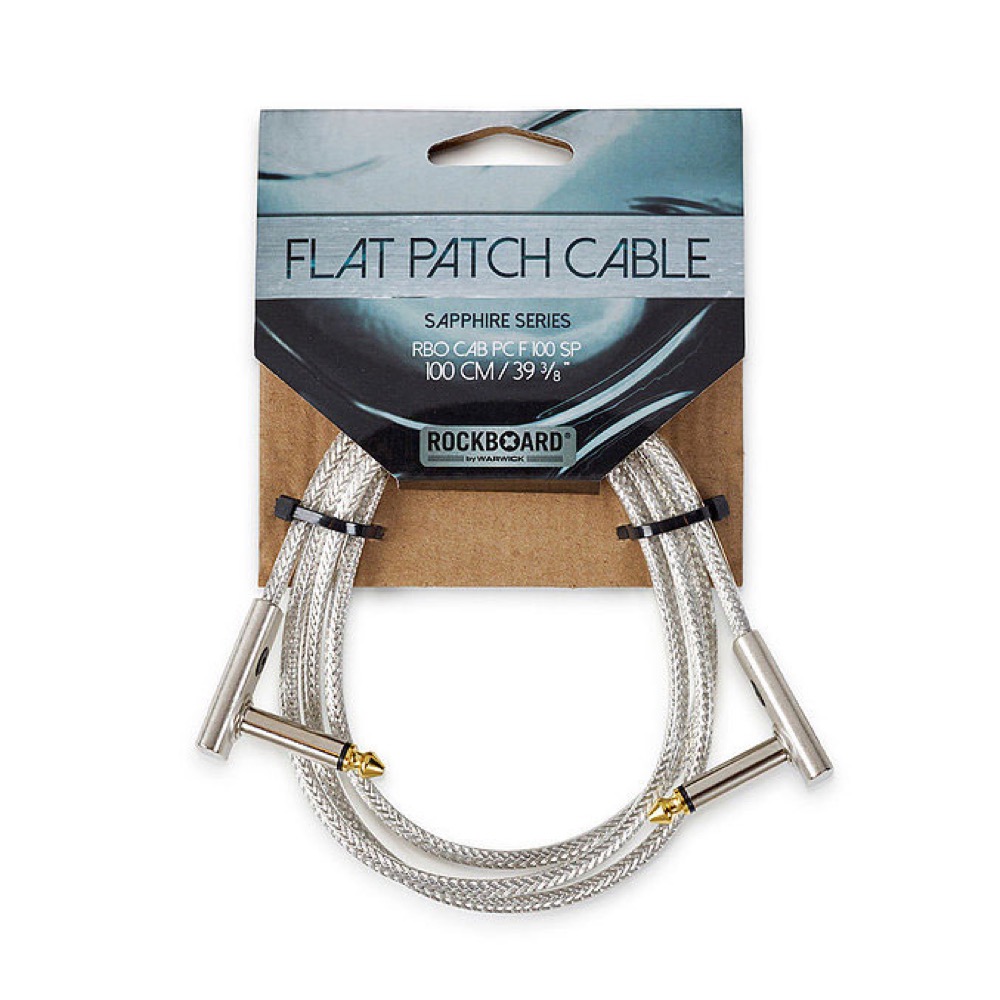 RockBoard RBO CAB PC F 100 SP SAPPHIRE Series Flat Patch Cable 100 cm フラットパッチケーブル パッケージ画像