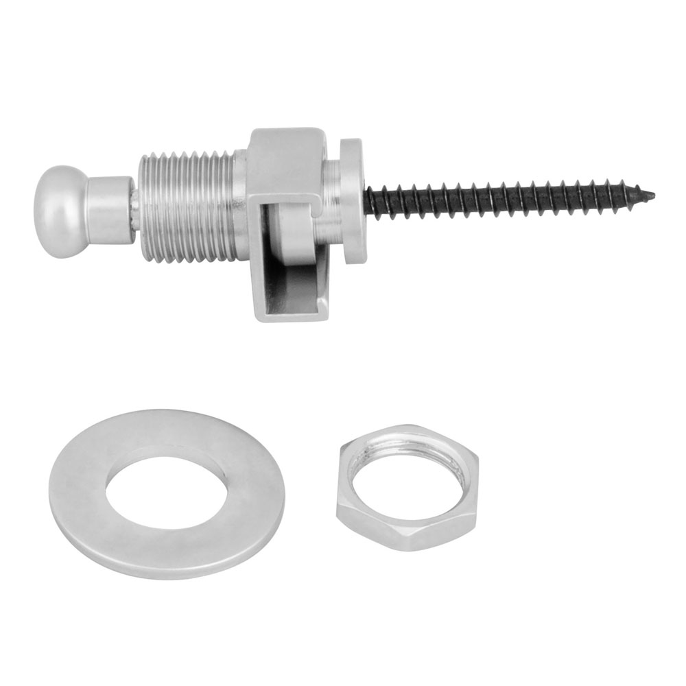 Warwick SP 30317 SS Framus & Warwick S-Style Security Lock System Satin Chrome ストラップロックピン 全体像