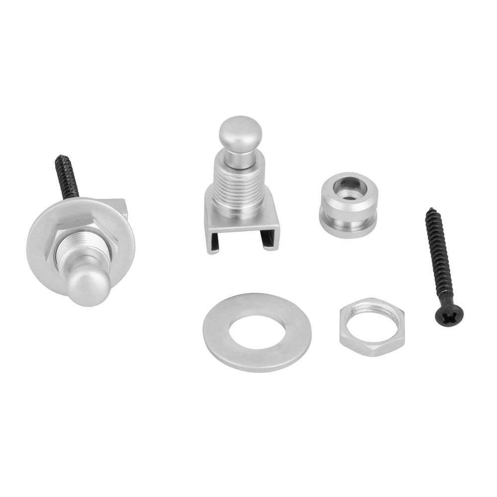 Warwick SP 30317 SS Framus & Warwick S-Style Security Lock System Satin Chrome ストラップロックピン 全体像