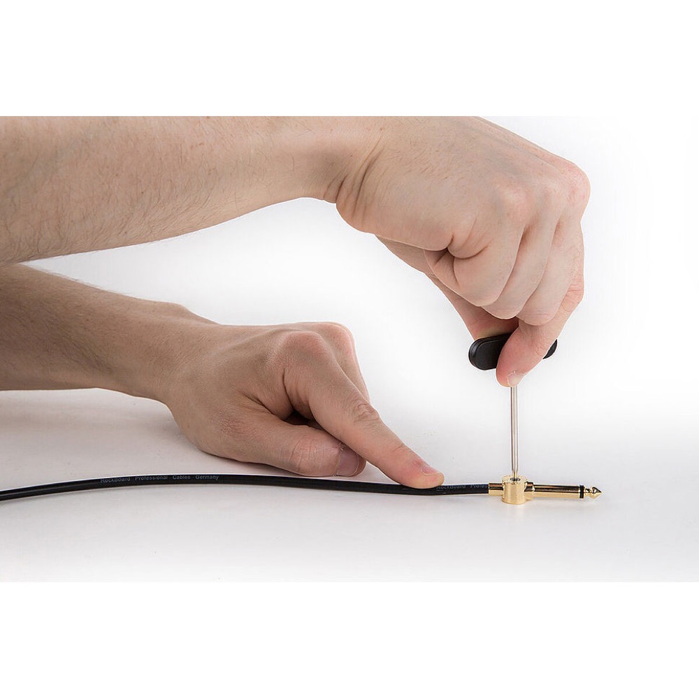 RockBoard RBO CAB PW HEXKEY PatchWorks TX8 Wrench ソルダーレスケーブルプラグ用TX8レンチ 使用イメージ画像