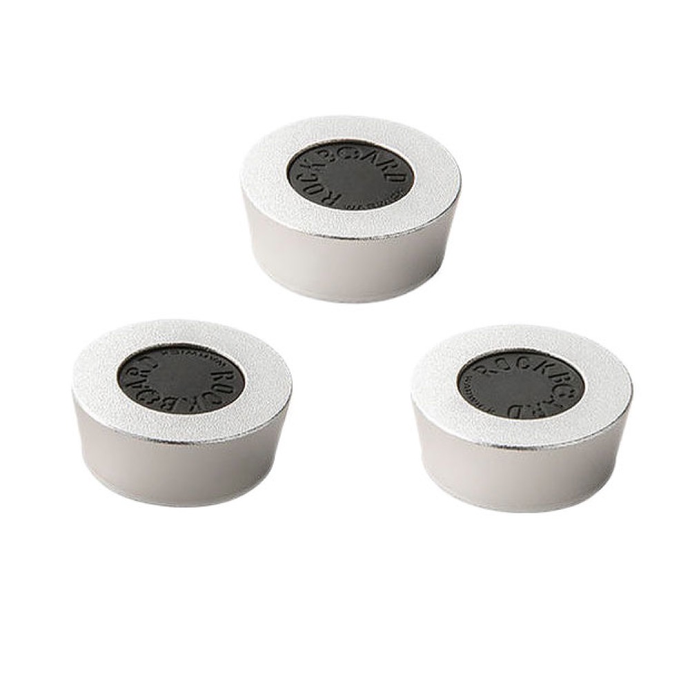 RockBoard RBO FT BIGTOE SI BigToe Footswitch Topper 3 pcs Silver フットスイッチカバー