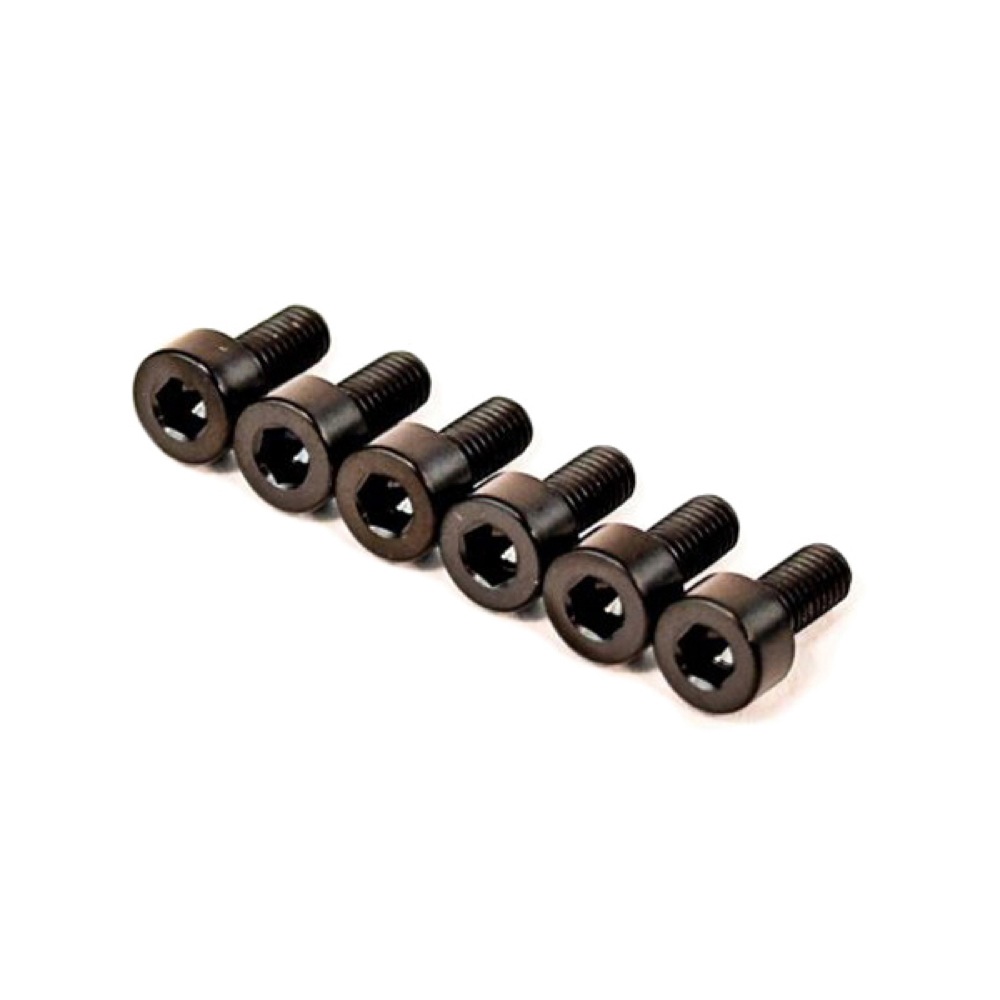 FU-Tone Titanium Saddle Mounting Screw Set BLACK フロイドローズ用 サドルマウントスクリュー 6個セット