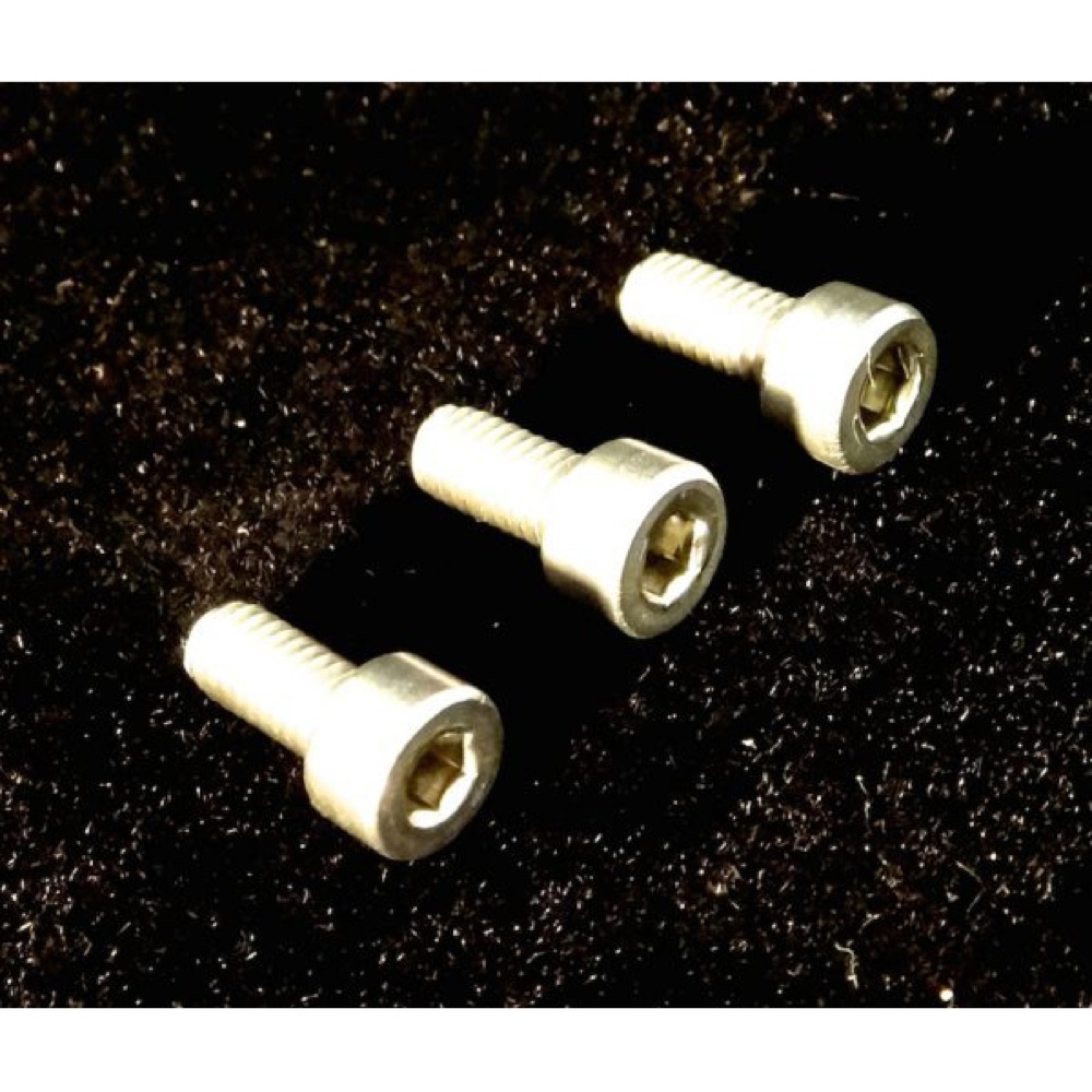 FU-Tone Stainless Nut Clamping Screw Set フロイドローズ用 ロックナットスクリュー 3本セット 全体画像