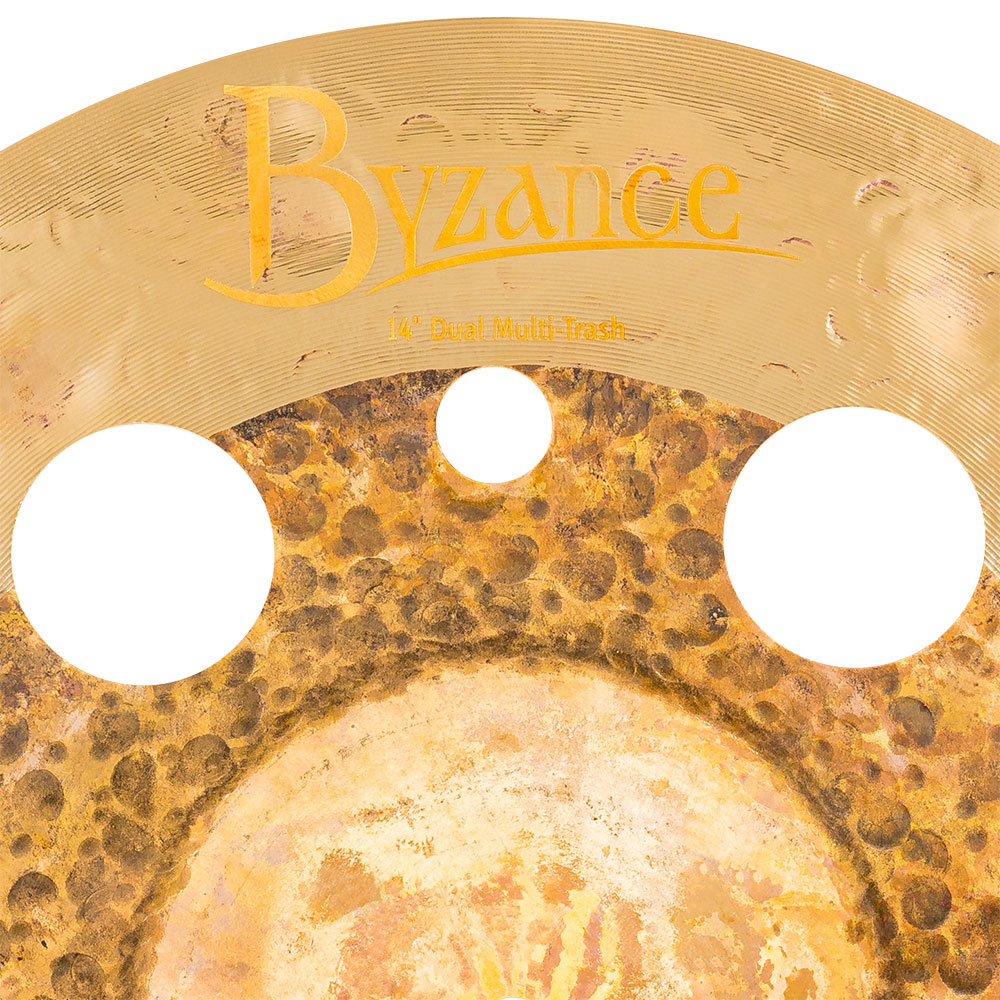 MEINL B14DUMUTR Multi Trash Byzance Dual Series 14' クラッシュシンバル マイネル 穴あきシンバル ロゴ画像