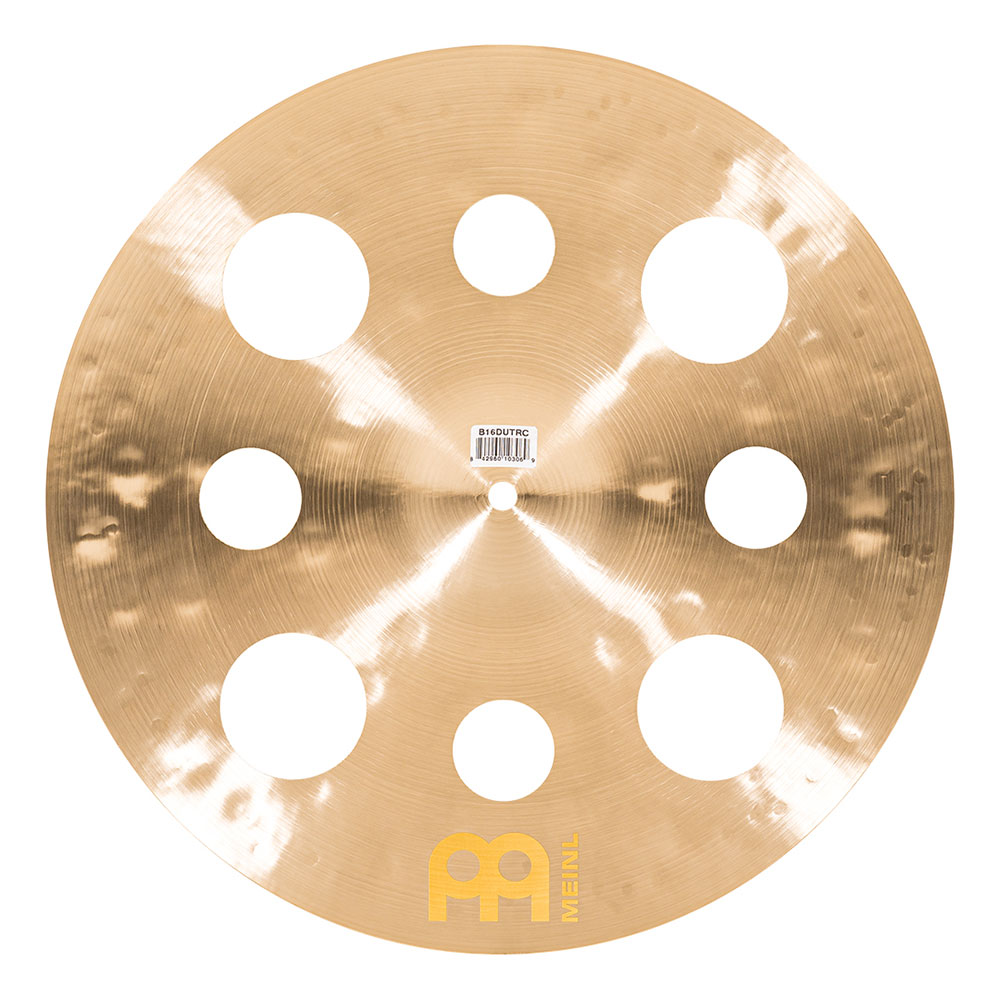 MEINL B16DUTRC Trash Crashes Byzance Dual Series 16' クラッシュシンバル マイネル 穴あきシンバル 背面画像
