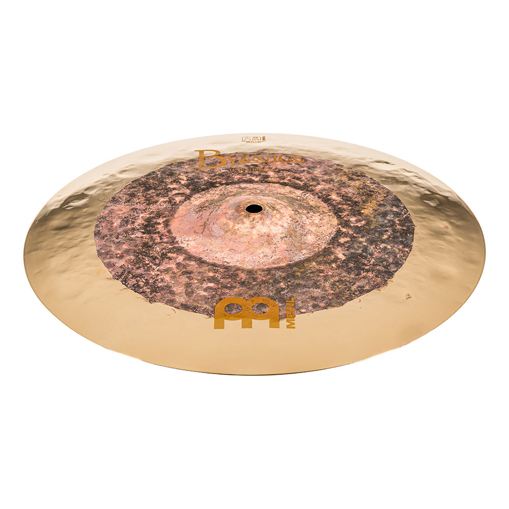 MEINL B14DUH Hihats Byzance Dual Series 14' ハイハットシンバル ペア マイネル 斜めアングル画像