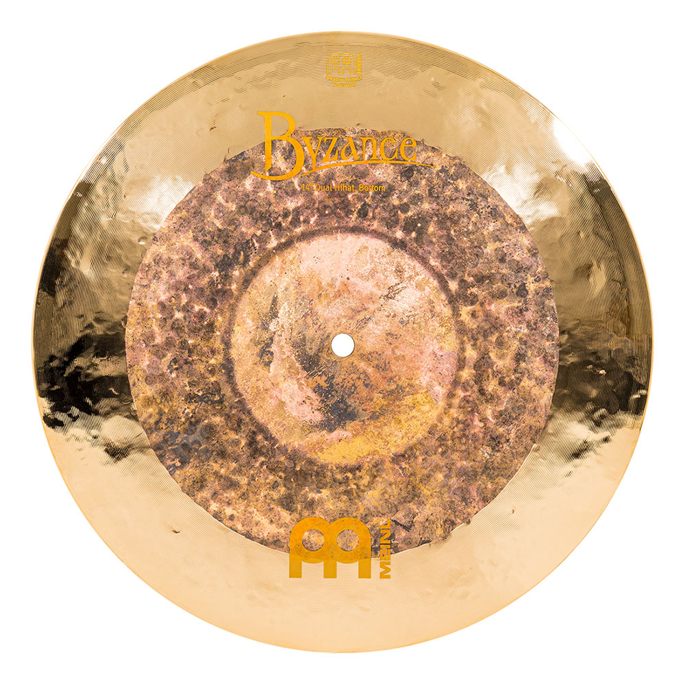 MEINL B14DUH Hihats Byzance Dual Series 14' ハイハットシンバル ペア マイネル ボトム 全体画像
