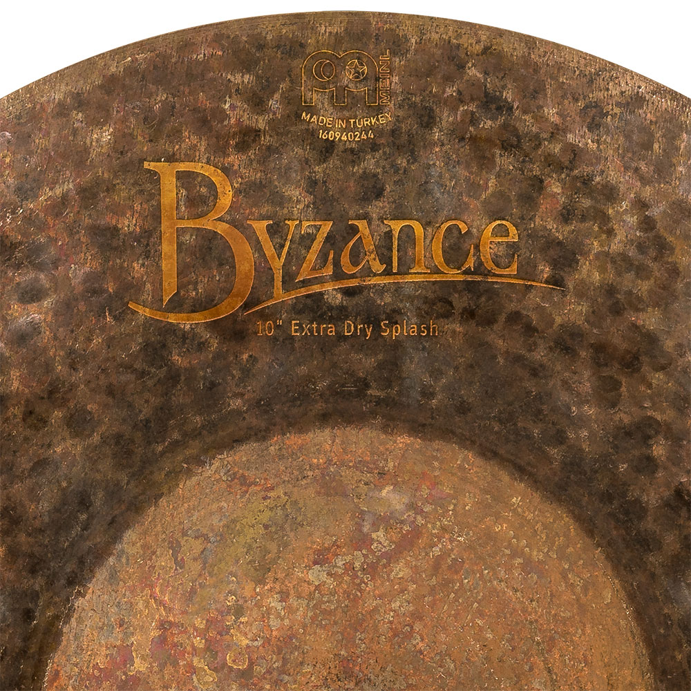 MEINL B10EDS Splash Byzance Extra Dry Series 10' スプラッシュシンバル マイネル ロゴ サイズ表記画像