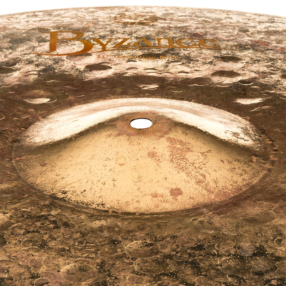 MEINL B21TSR Transition Ride Byzance Extra Dry Series 21' ライドシンバル マイネル カップ部画像