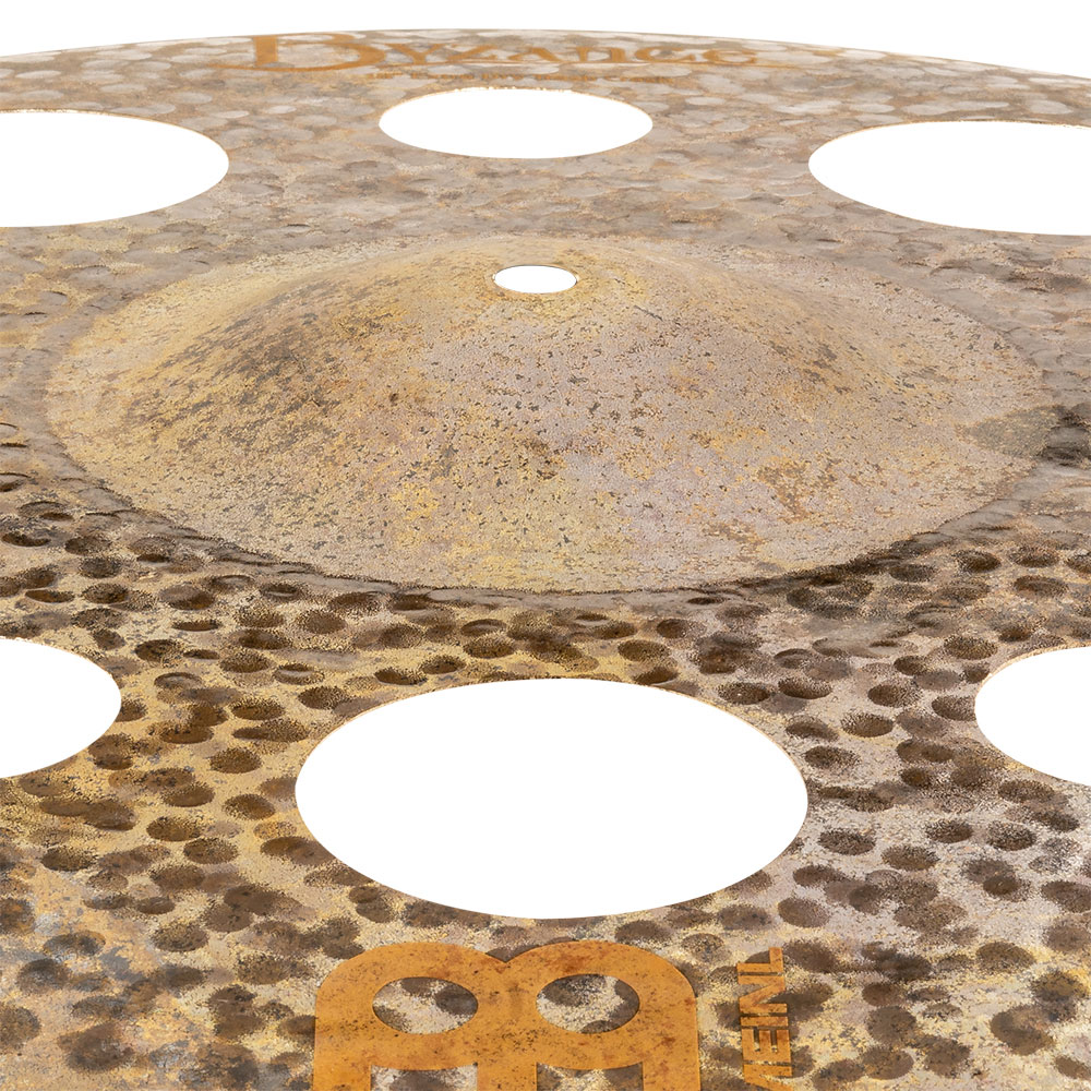 MEINL B18EDTRC Trash Crash Byzance Extra Dry Series 18' クラッシュシンバル マイネル 穴あきシンバル カップ部画像