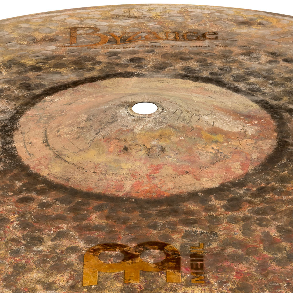 MEINL B15EDMTH Hihats Byzance Extra Dry Series 15' ハイハットシンバル ペア マイネル カップ部画像