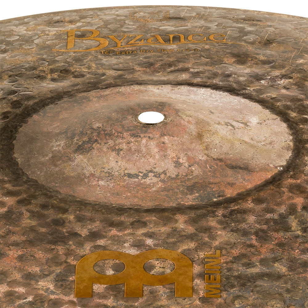 MEINL B16EDTC Crashes Byzance Extra Dry Series 16' クラッシュシンバル マイネル カップ部画像