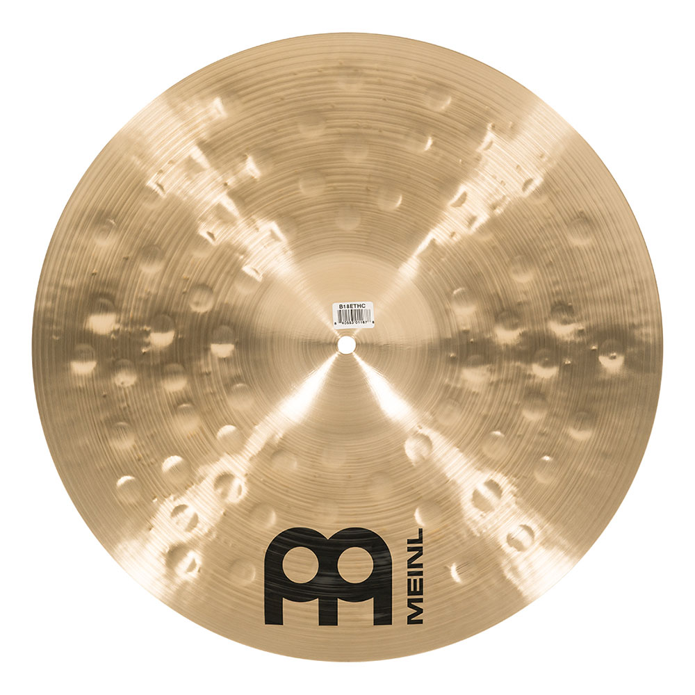 MEINL B18ETHC Extra Thin Hammered Crashes Byzance Traditional series 18' クラッシュシンバル マイネル 背面画像