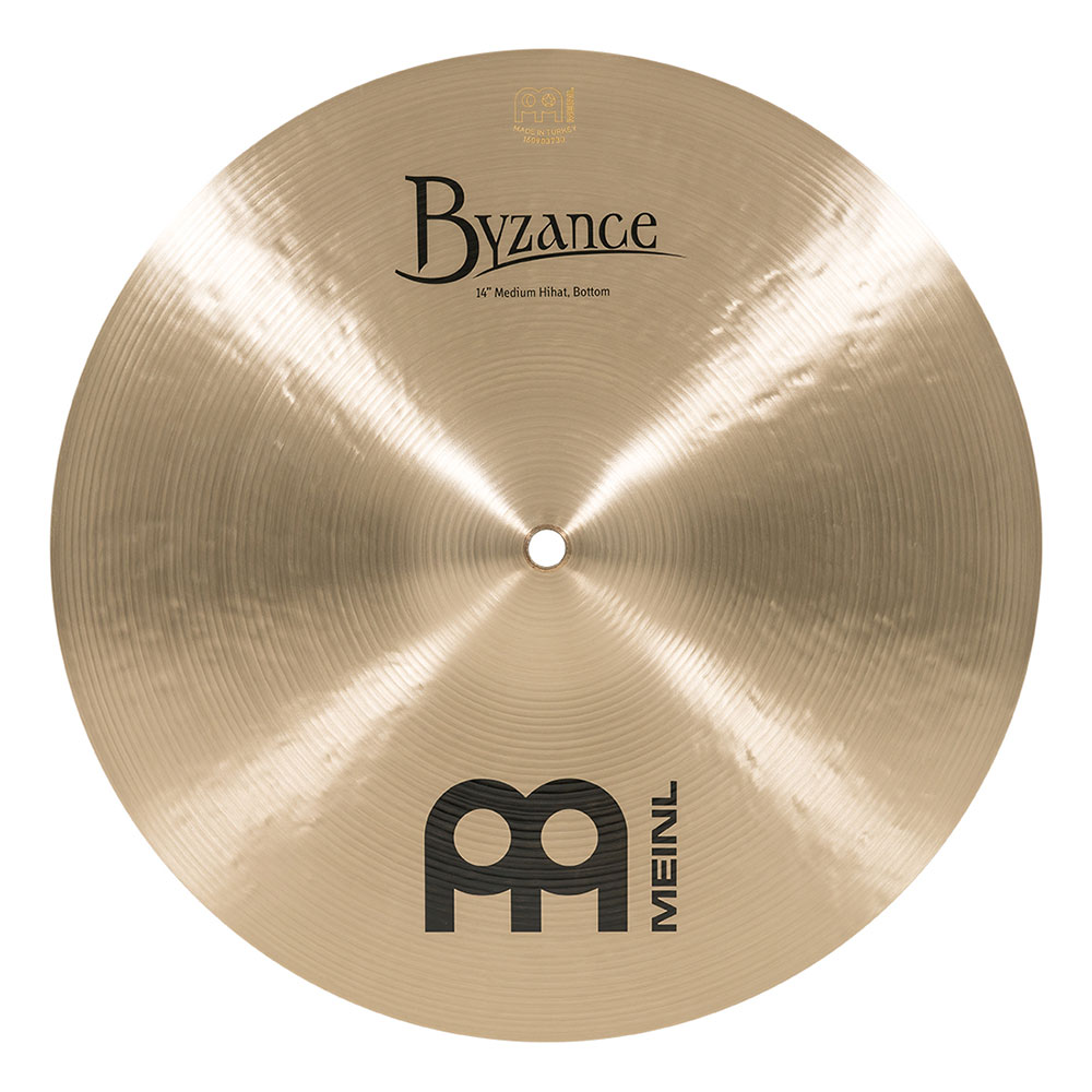 MEINL B14MH Hihats Byzance Traditional series 14' ハイハットシンバル ペア マイネル ボトム 全体画像